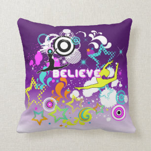 Gymnastique, danse, coussin de conception