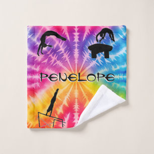 Gymnastique des filles Cravate arc-en-ciel