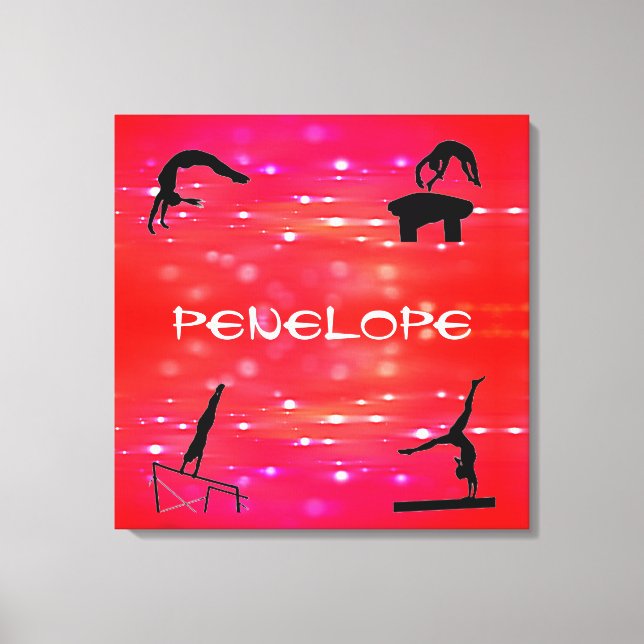 Gymnastique Événements Toile étirée Imprimer avec  (Recto)