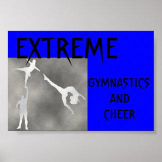 GYMNASTIQUE EXTRÊME ET POSTER À LA CHÈRE