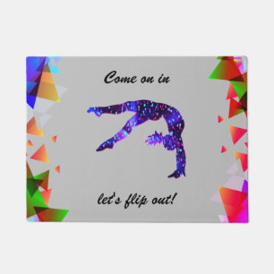 Gymnastique "Faisons demi-tour !" Paillasson