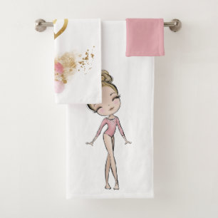 Gymnastique féminine Coeurs roses