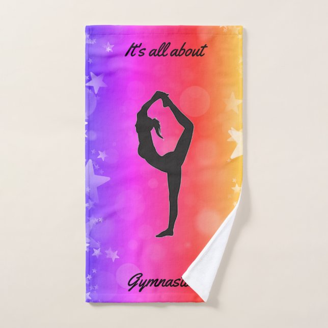 Gymnastique Filles 3 pièces Serviettes ensemble av (Serviette à main)