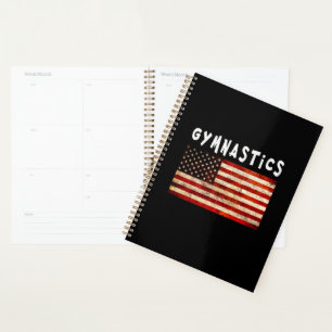 Gymnastique Grunge Américain Drapeau USA