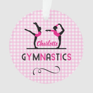 Gymnastique Gymnaste Figures mignonne rose Personn