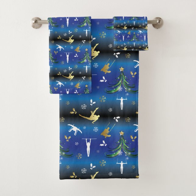 Gymnastique masculine Snowflake sapin de Noël (En situation)