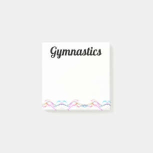 Gymnastique post-it Notes 3x3 des tourbillons de c