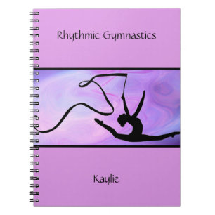 Gymnastique rythmique Carnet de ruban violet