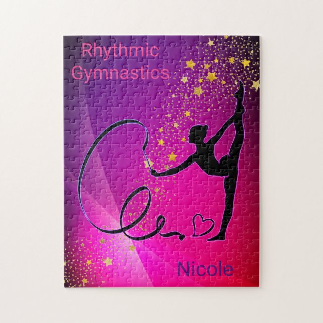Gymnastique rythmique Filles Puzzle Ruban (Vertical)