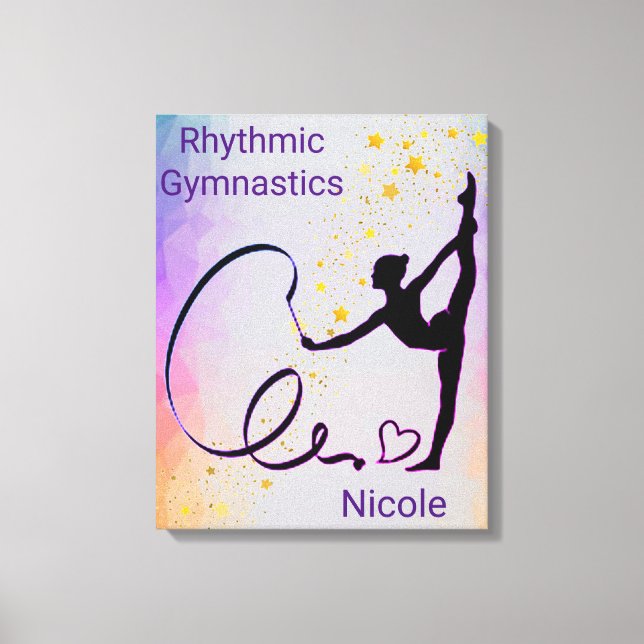 Gymnastique rythmique toile étirée (Recto)