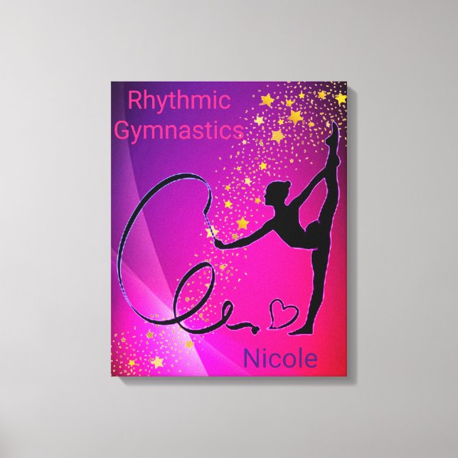 Gymnastique rythmique toile étirée (Recto)