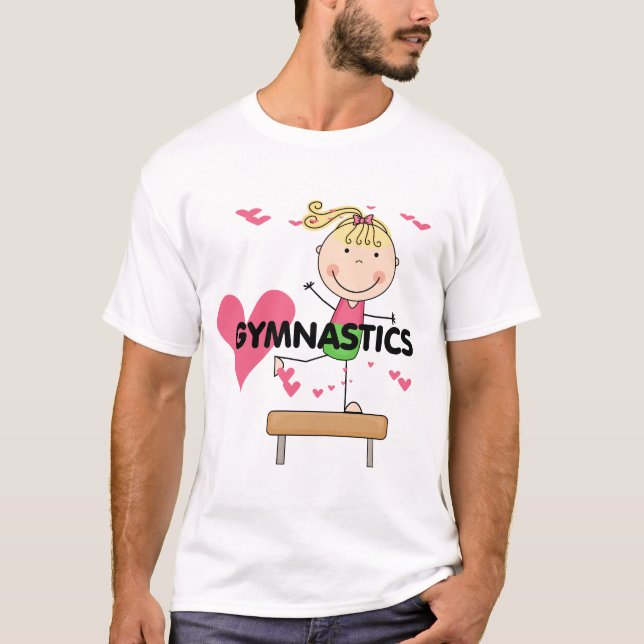 GYMNASTIQUE - T-shirts blonds de faisceau (Devant)
