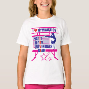 Gymnast's  -  I Love Gymnastics T-Shirt