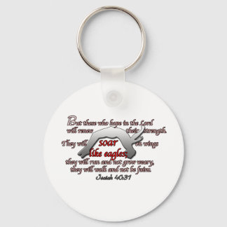 Gymnasts Soar Like Eagles Keychain