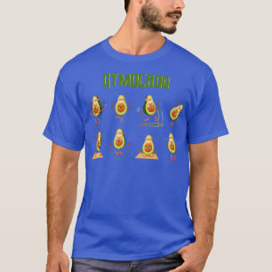 Gymocado Avocardio Avocado Gym Time Avocado Vegan  T-Shirt