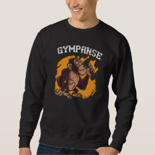 Gympanse Chimpanzee Monkey  Wildlife Animal Zookee Sweatshirt