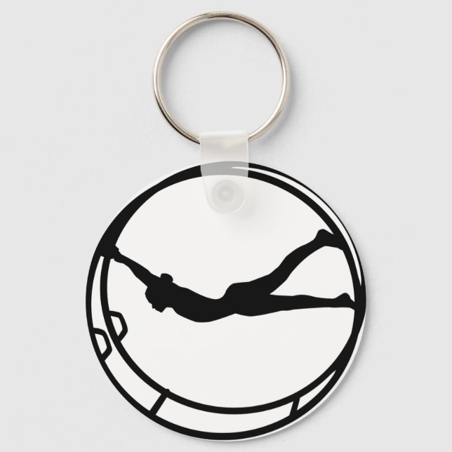 Gymwheel Keychain (Front)