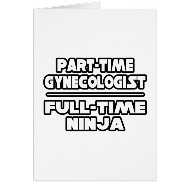 Gynecologist / Ninja (Front)