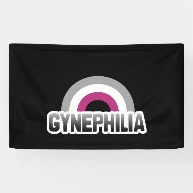Gynephilia Pride Banner (Horizontal)