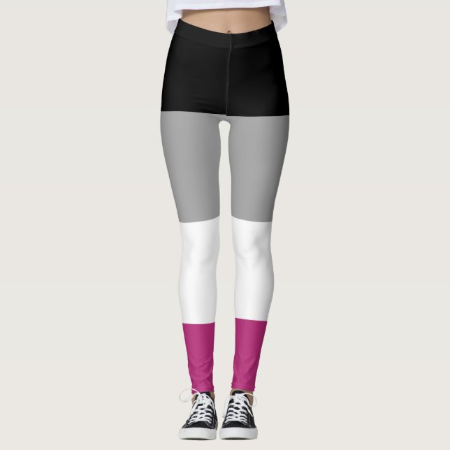 Gynephilia Pride Flag Leggings (Front)