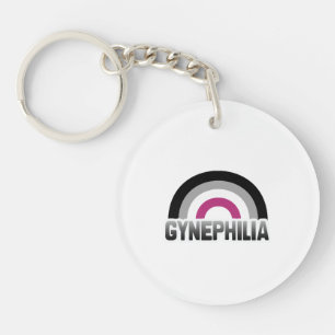 Gynephilia Pride Keychain