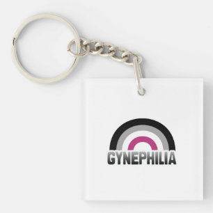 Gynephilia Pride Keychain