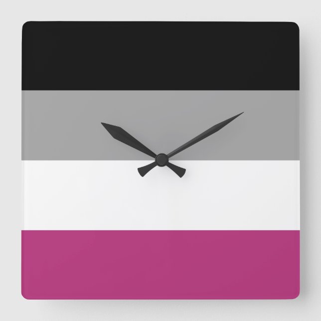 GYNEPHILIA PRIDE SQUARE WALL CLOCK (Front)