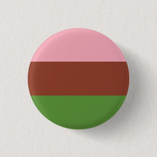 Gynosexual Pride Flag 1 Inch Round Button
