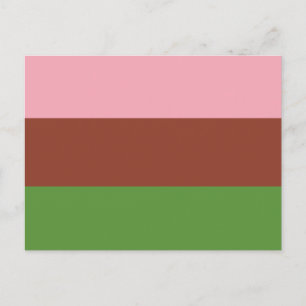 Gynosexual Pride Flag Postcard