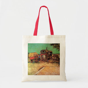 Gypsies with Caravans by Vincent van Gogh Tote Bag