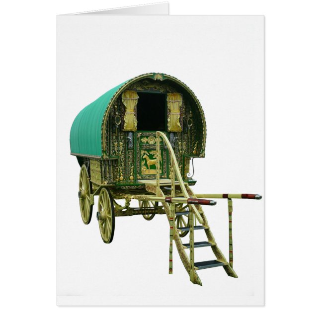 Gypsy bowtop caravan (Front)