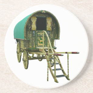 Gypsy bowtop caravan coaster