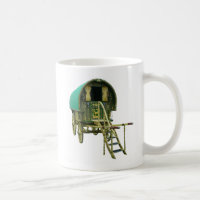 Gypsy bowtop caravan coffee mug