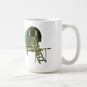 Gypsy bowtop caravan coffee mug