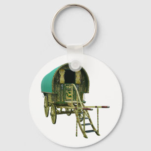 Gypsy bowtop caravan keychain