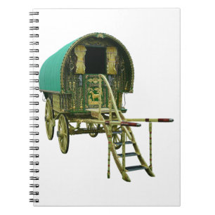 Gypsy bowtop caravan notebook