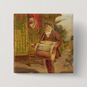 Gypsy Caravan 2 Inch Square Button