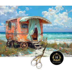 Gypsy Caravan Decoupage Tissue Paper