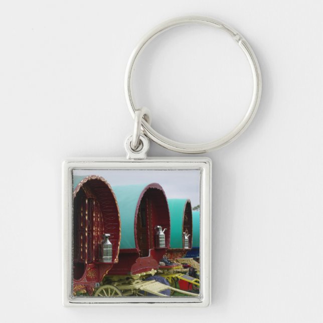 Gypsy caravan keychain (Front)