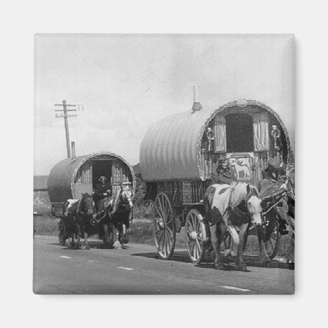 Gypsy Caravan Magnet (Front)