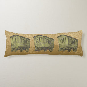 Gypsy caravan wagon body pillow
