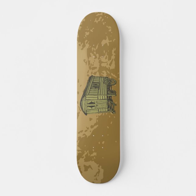 Gypsy caravan wagon skateboard (Front)
