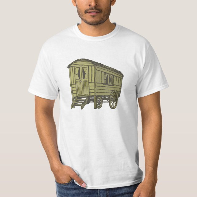 Gypsy caravan wagon T-Shirt (Front)