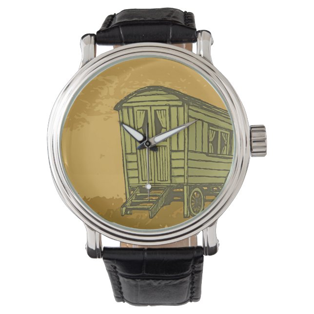 Gypsy caravan wagon watch (Front)