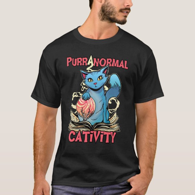 Gypsy Cat Purranormal Cativity Paranormal Activity T-Shirt (Front)