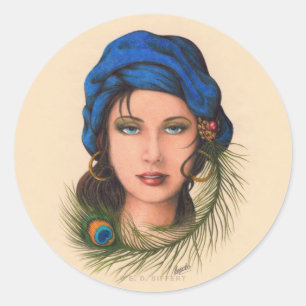 Gypsy Classic Round Sticker