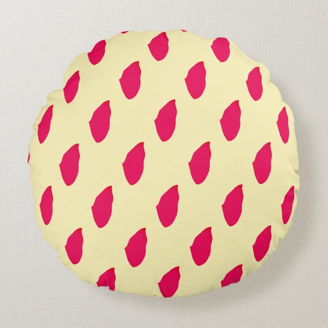 Gypsy design round pillow (Front)