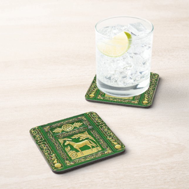 Gypsy door detail beverage coaster (Right Side)