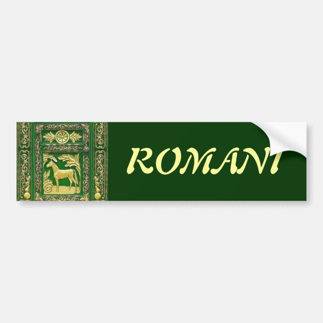 Gypsy door detail bumper sticker (Front)