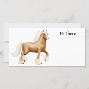 Gypsy Draught Horse Photo Card